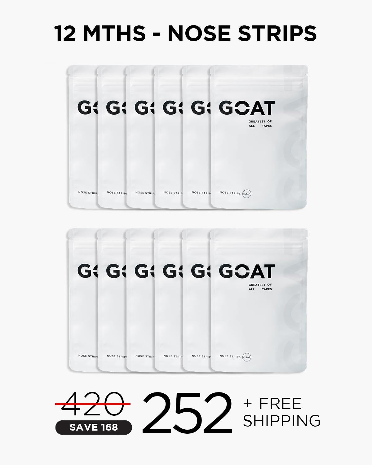 Nose Strips - 12 Month Bundle