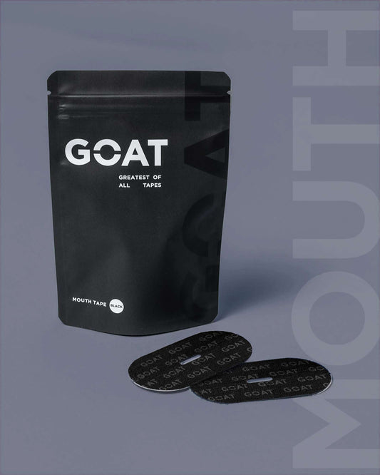Mouth Tape w/ Slit - Black
