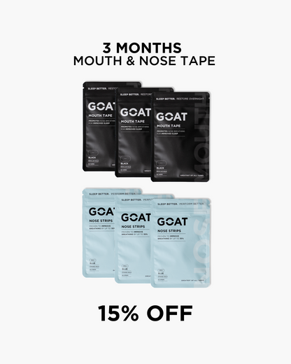 Mouth + Nose Tape - 3 Month Bundle