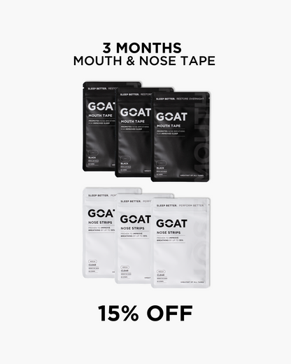 Mouth + Nose Tape - 3 Month Bundle