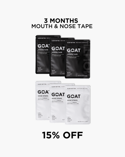 Mouth + Nose Tape - 3 Month Bundle