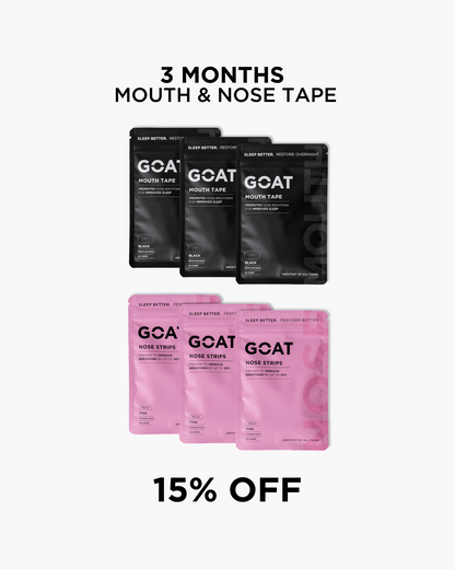 Mouth + Nose Tape - 3 Month Bundle