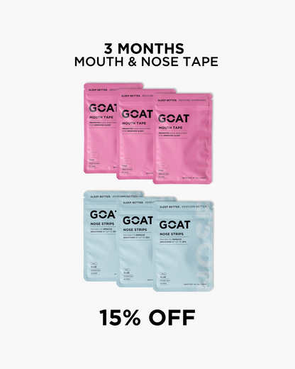 Mouth + Nose Tape - 3 Month Bundle