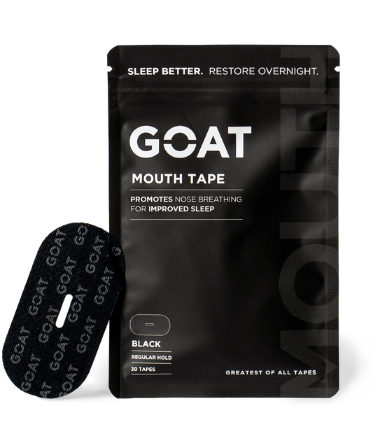 Mouth Tape w/ Slit - Black