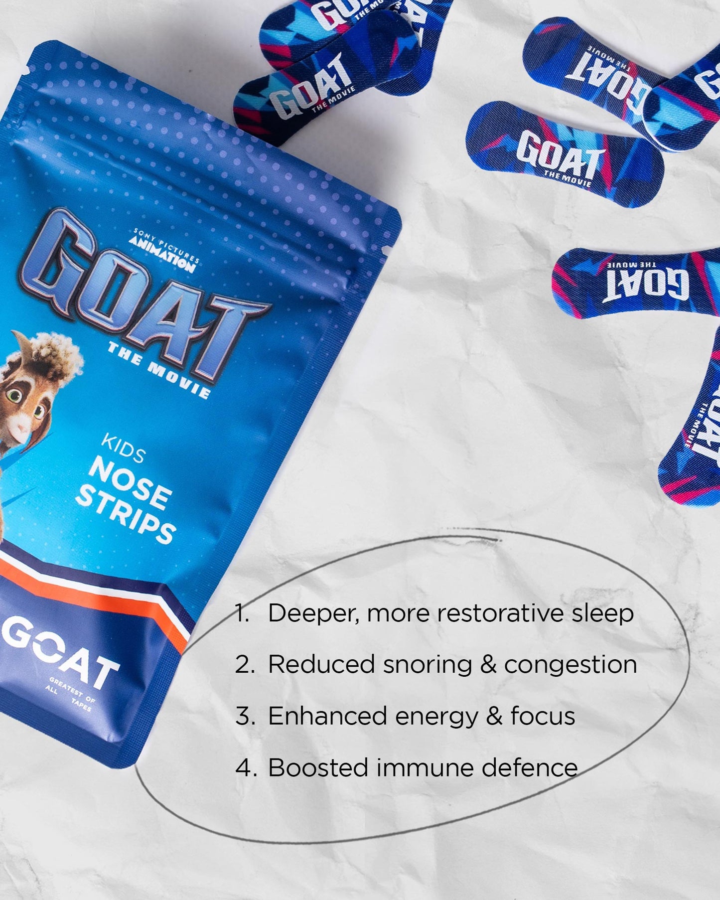 GOAT Movie Nose Strips