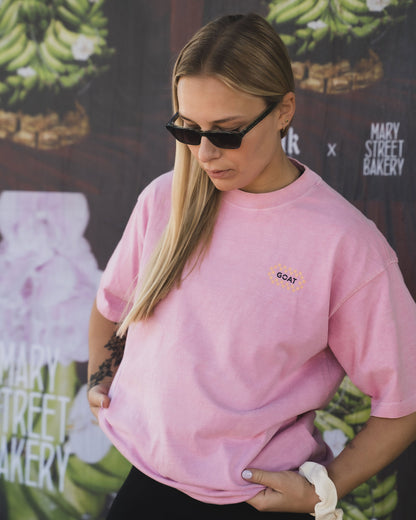 Checkerboard Unisex Tee - Acid Pink