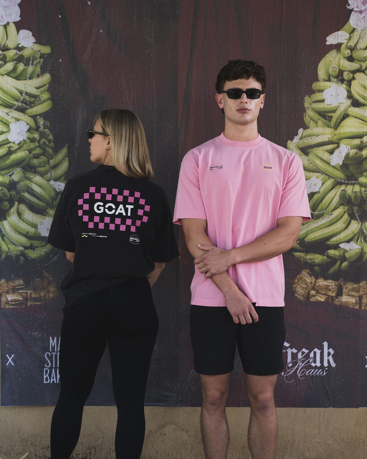 Checkerboard Unisex Tee - Faded Black