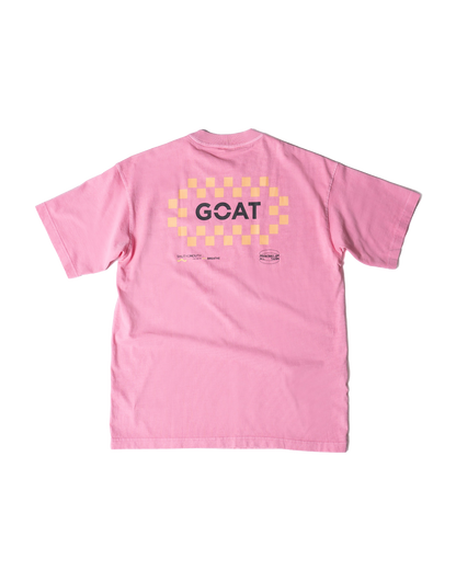 Checkerboard Unisex Tee - Acid Pink