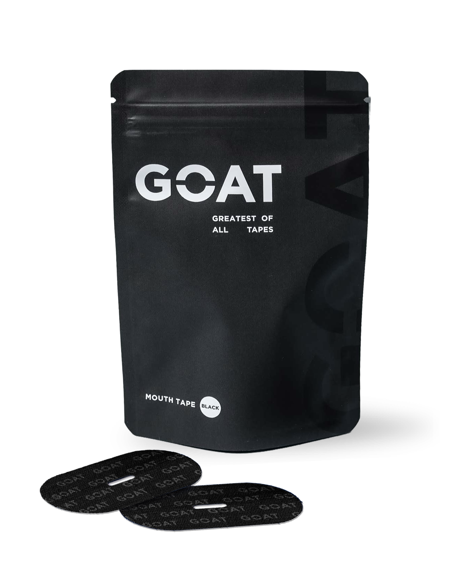 Mouth Tape w/ Slit - Black (30pcs)