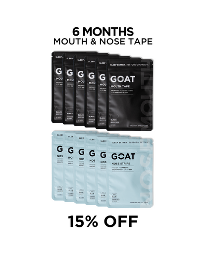 Mouth + Nose Tape - 6 Month Bundle