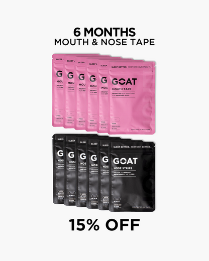 Mouth + Nose Tape - 6 Month Bundle