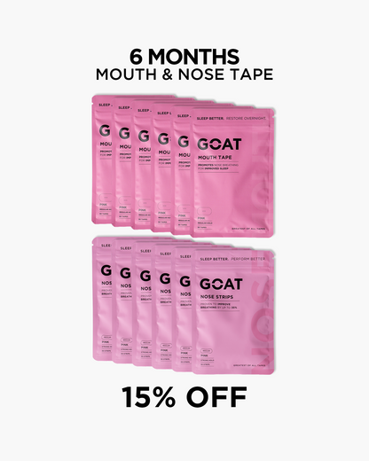 Mouth + Nose Tape - 6 Month Bundle