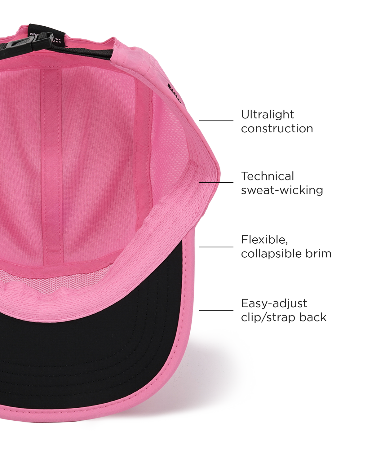 Run Cap - Pink