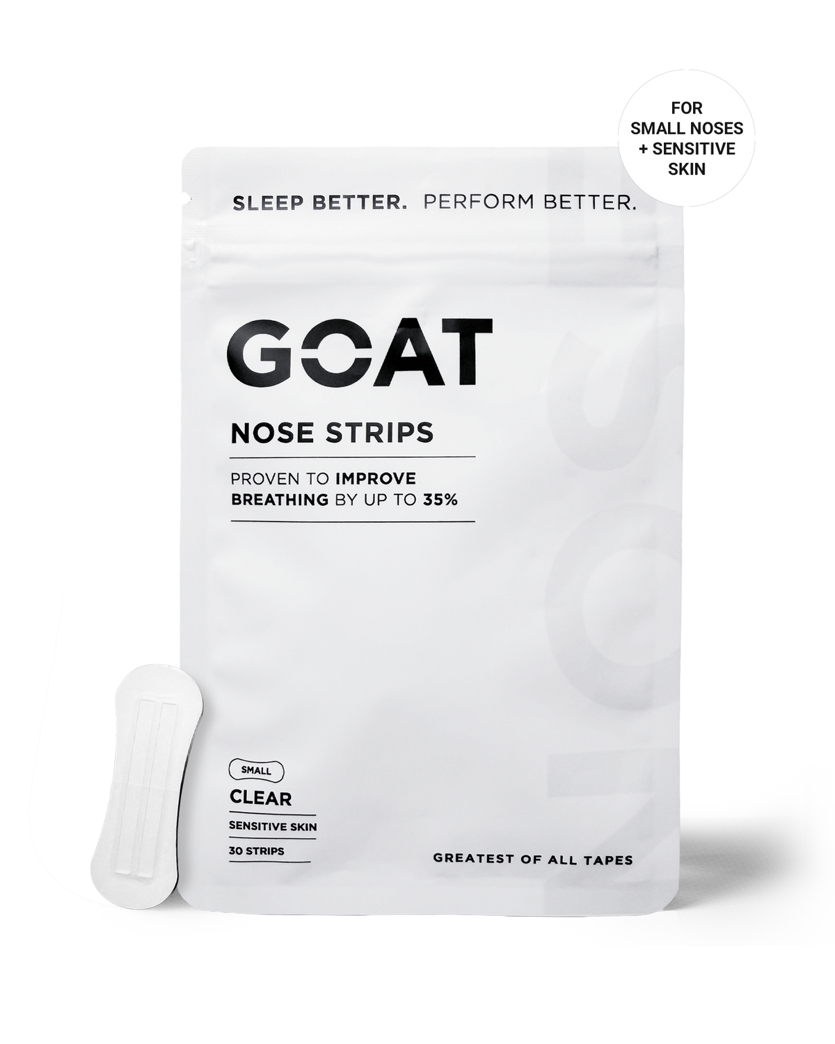 Small Nose Strips - Clear